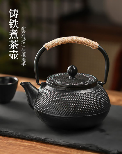 家用复古风围炉煮茶陶壶温茶茶壶烧水壶老式围炉大容量老式烧水壶