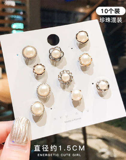 别针扣日系女防走光扣神器领口奢华可爱固定夹衣服装饰胸针