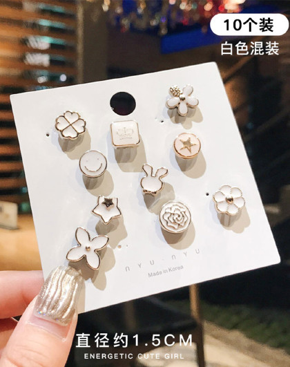 别针扣日系女防走光扣神器领口奢华可爱固定夹衣服装饰胸针