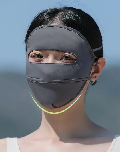 2个装全方位遮脸护额头护眼角面罩脸基尼透气全脸遮阳面罩