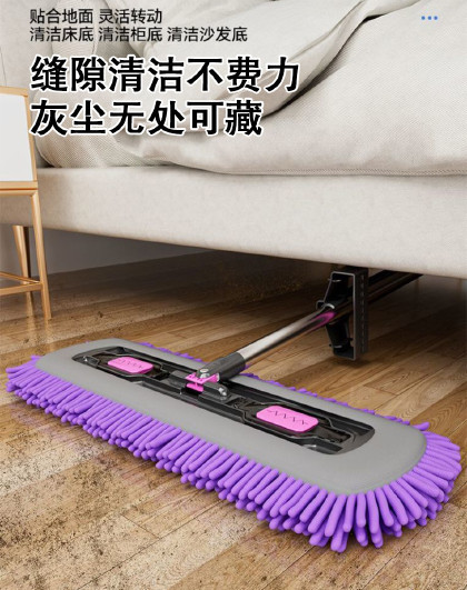 家用一拖净免手洗大拖布懒人拖地平板拖把懒人免手洗平板拖把套装